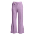 thumbnail image 4 of Women's Straight Leg Dress Pants, Stretchy High Waisted Basic Solid Business Casual Trousers with Pockets, 4 of 6