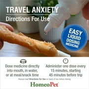 HomeoPet TRAVEL ANXIETY Calming Support Drops for Pets, 15 mL