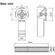 thumbnail image 3 of 2x tubos de rebosadero, tubo de rebosadero para fregadero extensible, interfaz circular, 3 of 4
