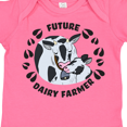 thumbnail image 4 of Inktastic Future Dairy Farmer with Cute Black and White Holstein Cows Boys or Girls Baby Bodysuit, 4 of 5