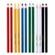 thumbnail image 1 of 12 piezas coloridas marcadores de cera de dibujo Pensas de cera sin lápices de crayón de crayones de corte, 1 of 7