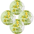 thumbnail image 2 of SKYSONIC Lemon Pattern Round Placemats for Dining Table Non-Slip Heat-Resistant Polyester Table Mats Set of 1 Washable Table Mats for Kitchen Dining Table Decoration (222), 2 of 7