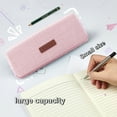 thumbnail image 5 of GLUAAE Portable Stylish Pen Bag,Stationery Pouch,Multi-Colored Pencil Bag,Cosmetic Pouch Bag,Compact Zipper Bag (Pink), 5 of 8