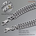 thumbnail image 4 of JASGOOD Pants Chains for Men Women Hip Hop Punk Jeans Chain Multi-layer Anti-Lost Wallet Chain Belts, 4 of 9