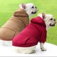 thumbnail image 2 of SLYNSHome Dog Sweater,Red Dog Sweaters for Small Dogs Puppy Ultra Soft Warm Puppy Clothes Dog Coat for Winter - XXL, 2 of 4