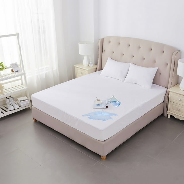 Twin Mattress Protector, Waterproof Mattress Protector Twin Size Mattress Pad Co