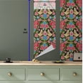 thumbnail image 5 of Ambesonne Birds and Nature Peel & Stick Wallpaper for Home, Flowers and Birds, 13"x36", Dark Pink Pistachio Green, 5 of 5