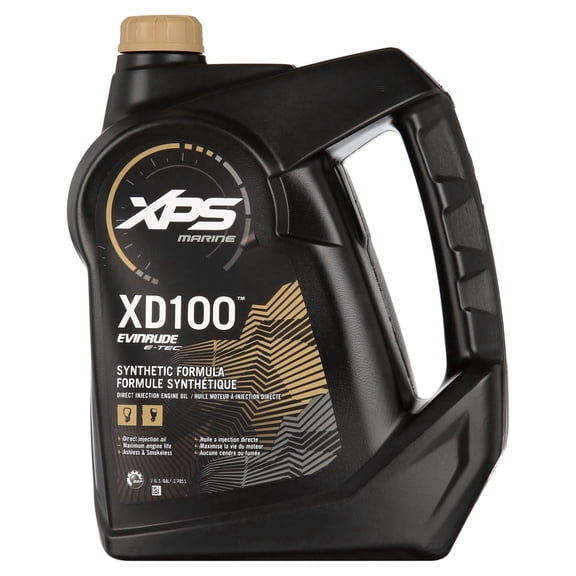 Johnson Evinrude OMC OEM XPS XD100 Synthetic Formula DI Engine Oil, 779711