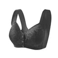 thumbnail image 1 of Front Closure Wireless Lace Bra for Comfort and Full Coverage Lift T Shirt Support—Non Wireless Bra for Everyday Wear, 1 of 2