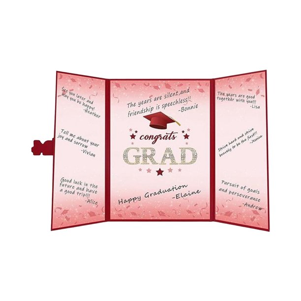 Libro de Visitas de Graduación Strade Fareast Limited Recuerdos Suave Rojo