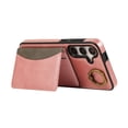 thumbnail image 3 of for Samsung Galaxy A13 5G Wallet Case with Card Holder - PU Leather Case for Women & Girls, Wrist Hand Strap, Secure Finger Ring, Shockproof Protective Phone Cover for Galaxy A13 5G, Pink, 3 of 7