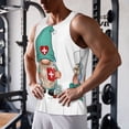 thumbnail image 5 of Pofeuu Guomei doctor Print Men's Workout Tank Tops Sleeveless Muscle Gym Shirt Quick Dry -XX-Large, 5 of 7