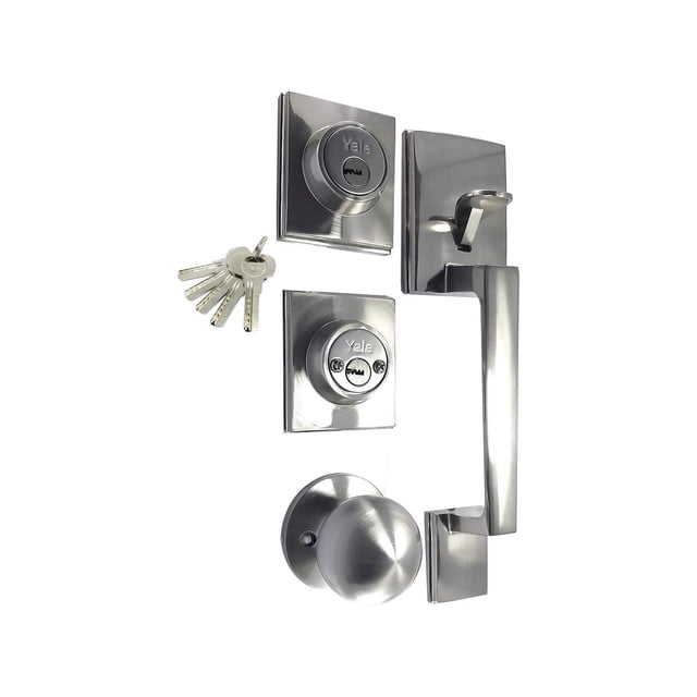 Gatillo Yale Niquel Satin Napoles Llave-Llave Ball