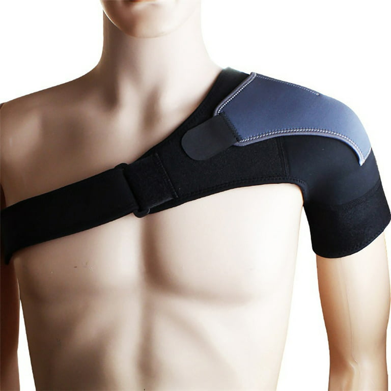 Flm Adjustable Dislocation Pain Injury Arthritis Shoulder Support Strap  Sports Pad 