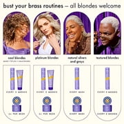 Amika Bust Your Brass Cool Blonde Shampoo Unisex 10 oz Shampoo