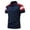 Navy, variant on outfmvch polo shirts for men summer three-color stitching short-sleeved lapel t-shirt womens tops navy