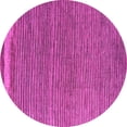 thumbnail image 1 of Ahgly Company Indoor Round Abstract Pink Modern Area Rugs, 7' Round, 1 of 4
