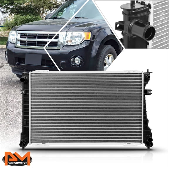 PM PERFORMOTOR for 08-12 Escape/Tribute/Mariner 2.3 2.5 AT Aluminum Cooling Radiator DPI-13040