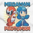 thumbnail image 2 of Classic Video Game MegaMan ProtoMan Unisex Plus Size Graphic Tee Brisco Brands 2X, 2 of 4