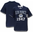 thumbnail image 5 of S16-AIR-NVY-05 Pitch Double Layer Tee, Air Force, Navy, 2X, 5 of 5