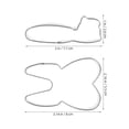 thumbnail image 2 of unbranded 4Ud Para Galletas De Acero Inoxidable De Diente Para Hornear Y Decorar Pasteles, 2 of 8