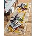 thumbnail image 3 of Unique Loom Estrella Geometric Abstract Rug 2' 7 x 10' Runner Beige/Yellow, 3 of 4