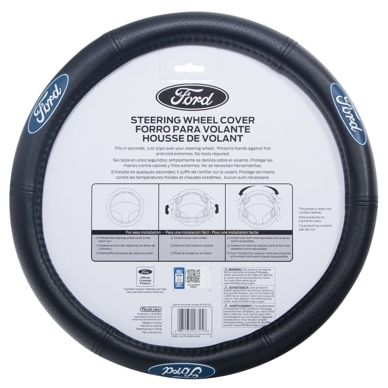 Elite Speed Grip Steering Wheel Cover, Black photo 3