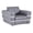 Gray, variant on Titan Furnishings 35" Modern Genuine Italian Leather Chair in Camel Brown