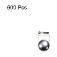 thumbnail image 2 of 600uds Precisión Bolas 1mm Diámetro G10 Cromo Acero Bolas para Rodamientos, Plata, 2 of 7