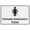 Warning Sign 3, variant on Female Ambulant Toilet Reflective Aluminum Sign - 8"x12", Rust Free, Weather Resistant, Waterproof, Easy To Mount - Office, School, Hospital, Public Building