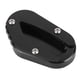 thumbnail image 2 of Soporte lateral para motocicleta, almohadilla de ampliación, extensión de soporte para TRIUMPH Bonneville T100/T120, color negro, 2 of 12