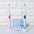 thumbnail image 1 of Soporte para cepillo de dientes eléctrico, con caja organizadora de 4 cabezales de cepillo, para Oral B, 1 of 4