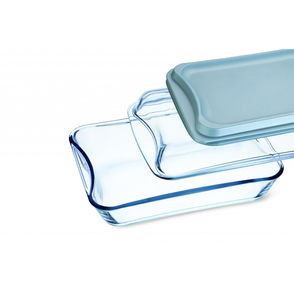 Simax Exclusive Rectangular Glass Roaster With Plastic and Glass Lids