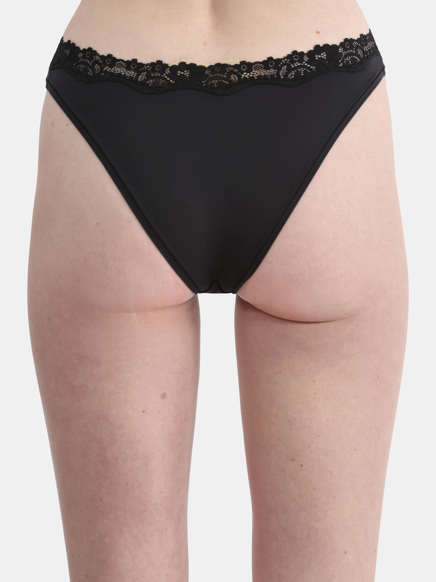 No Boundaries Women's Fit Stretch Lace Waist Cheeky Panty, Sizes XS to XXXL