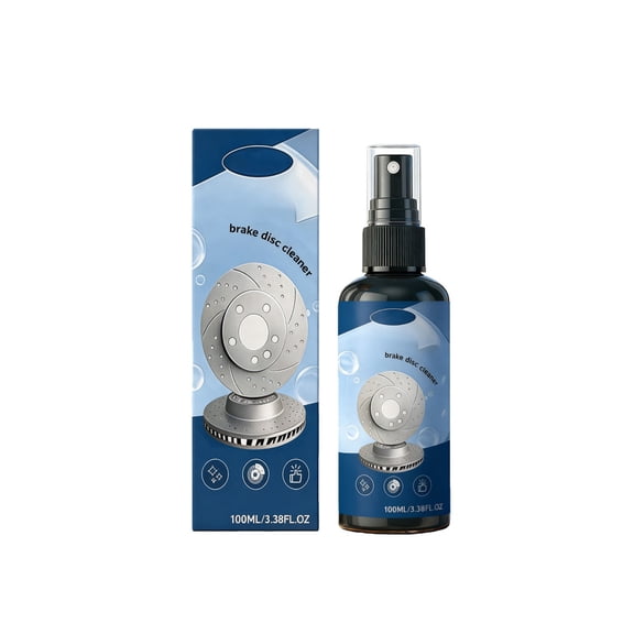 Brake Disc Cleaner Spray 100 Ml Fast Cleaning For Car Brake Disc Surfaces Removes Dirt And Residue Plastic