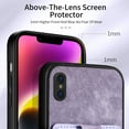 thumbnail image 6 of Feishell for iPhone XR Wallet Case with Elastic Card Holder,Premium PU Leather Shockproof TPU Bumper 360° Rotation Finger Ring Holder Kickstand Anti-Scratch Protective Phone Case,Purple, 6 of 9