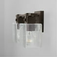 thumbnail image 3 of 2 Light Urban/Industrial Bath Vanity Approved For Damp Locations In Urban/Industrial Style 15.5 High By 8 Wide Capital Lighting 139124Or-498, 3 of 6