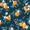 Blue Oranges, variant on Yayeee Foldable Storage Basket for Shelves with Handles Waterproof Cloth Bins, Strawberry Cake