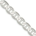 thumbnail image 1 of Sterling Silver 9.95mm Flat Anchor Chain (26 X 9.95) Made In Italy qlfa200-26, 1 of 5