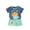 Blue, variant on Utoimkio Toddler Boys Casual Summer Outfits Short Sleeve Tees and Shorts 2Pcs Cute Print Summer Clothes Size 6M-6T