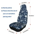 thumbnail image 4 of Yiaed Sailing Cruises Nautical Print Car Seat Covers,Universal Auto Seats Protector Fits for Car,SUV Sedan,Truck,Automotive Seat Covers & Accessories(Two packs), 4 of 7
