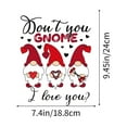 thumbnail image 3 of 5 Pieces Valentine's Day Heat Transfer Stickers Iron On Fabric Decals Offset Printing Red Multiple Sizes, 3 of 5