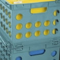 Sterilite Plastic Storage Cube / File Crate, Aqua Haze, Back to College