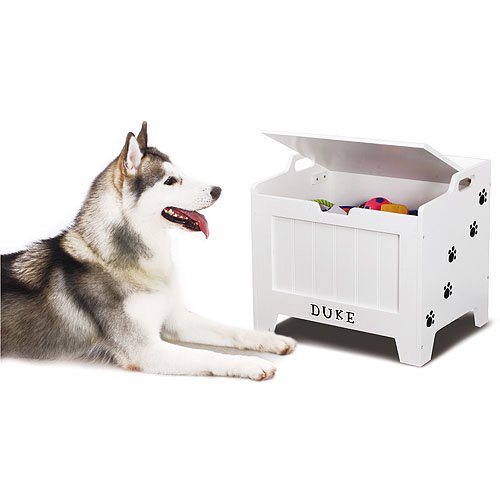 Homezone Pet Toy Storage Box White