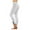 White, variant on Yoga Pants Women Mid-Rise Compression Leggings Stretchy Fashion Butt Lift Capris Tights Buttery Soft Jogger Gym