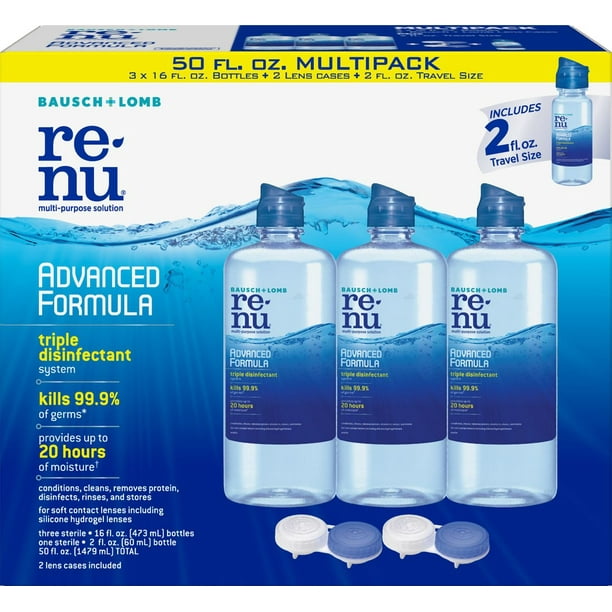 Product of Renu Advanced Formula Disinfectant for Soft Contact Lenses