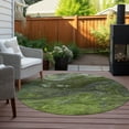 thumbnail image 6 of Addison Rugs Chantille Indoor/Outdoor Transitional Abstract Green Washable Round Rug, 8' x 8', 6 of 6