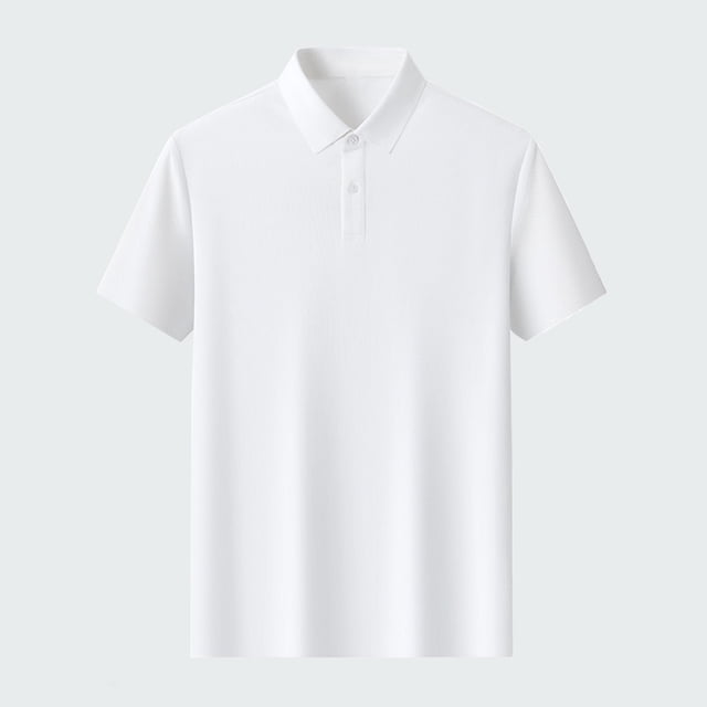 pstuiky camisetas para hombre, Suéter casual de manga corta con cuello vuelto, cómodo y liso para hombre camisas casuales para hombre m