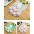 thumbnail image 3 of Cute Office Mouse Pad with Wrist Support Cat Paw Design, Gifts for Office Desk Home Gaming Kawaii Stuff Gifts, Ergonomic Mouse Pad with Wrist Rest Cut, 3 of 4