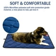 thumbnail image 5 of Dog Crate Bed Dog Crate Pad Washable Dog Bed Mat for Crate Mats for Dog Cage Mat Dog Kennel Pad Dog Kennel Mat Dog Crate Liner for Small Dogs and Cats, 30" x 20",Blue, 5 of 8
